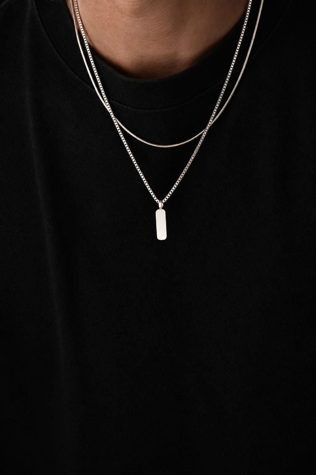 Minimal Pendant Necklace Combo