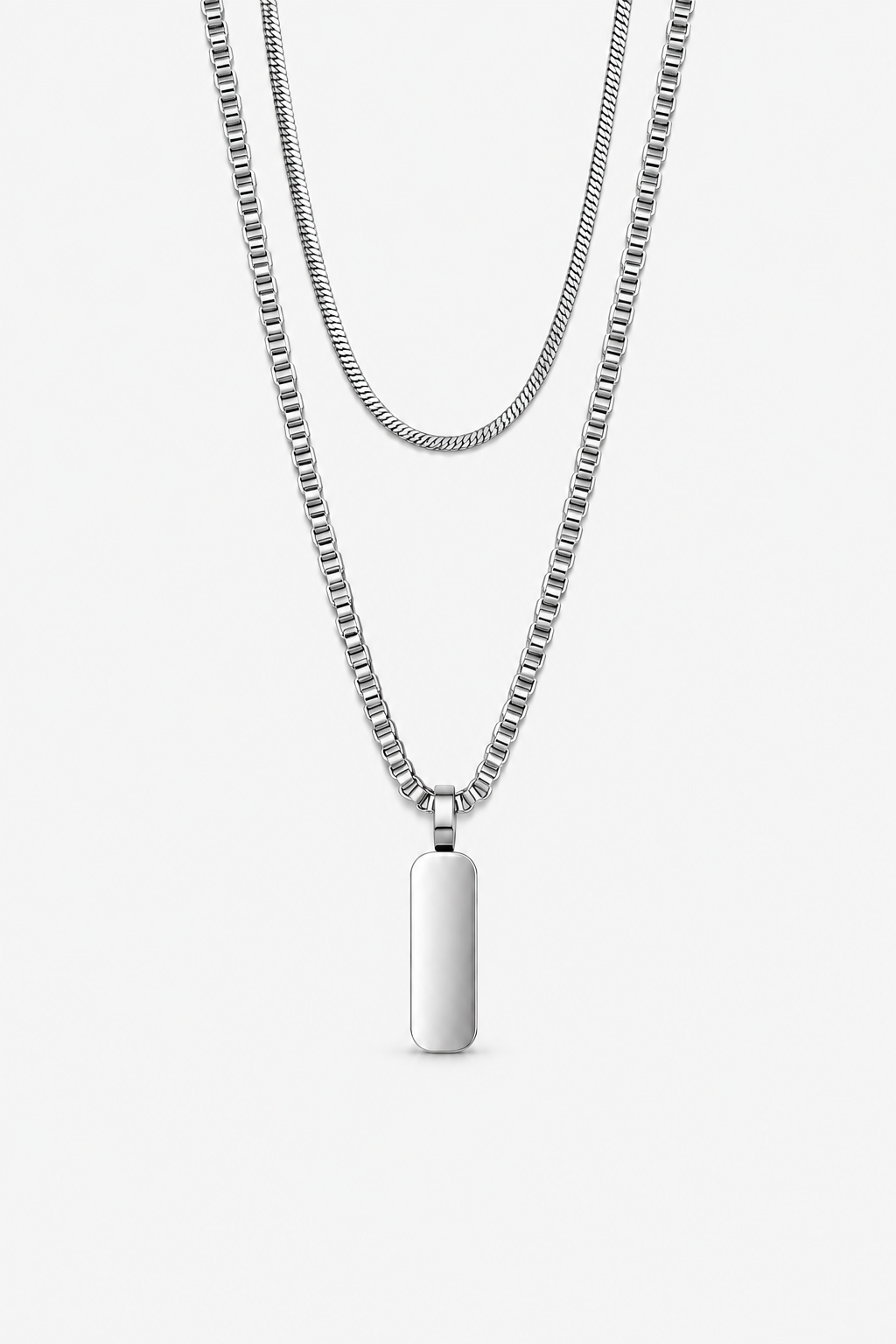 Minimal Pendant Necklace Combo