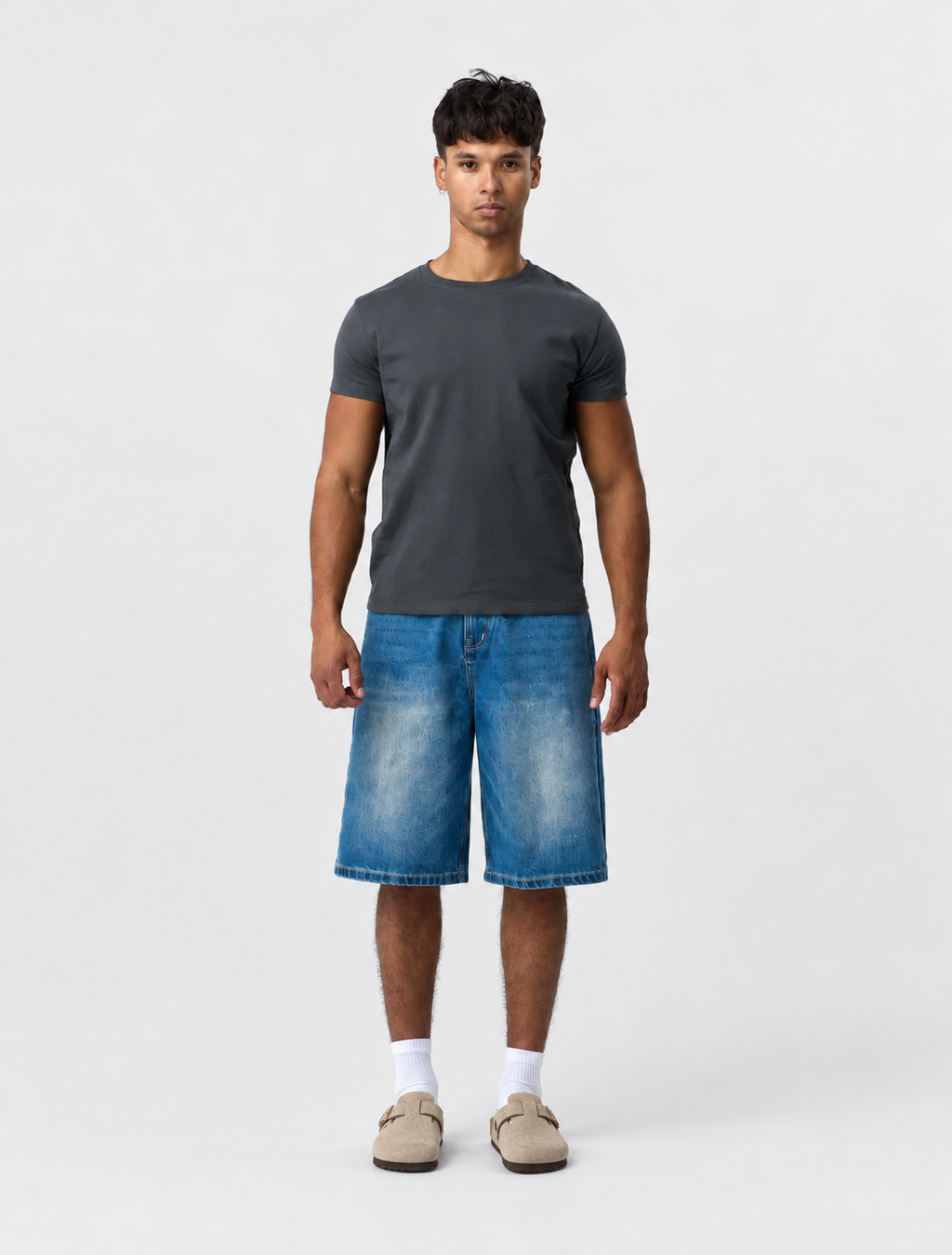Blue Wash Jorts
