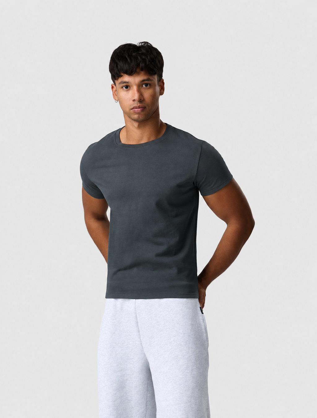 Grey Baby Tee - Mens