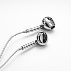 Chrome Wired Earbuds VIP