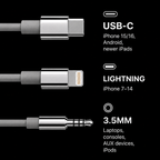 Chrome Wired Earbuds