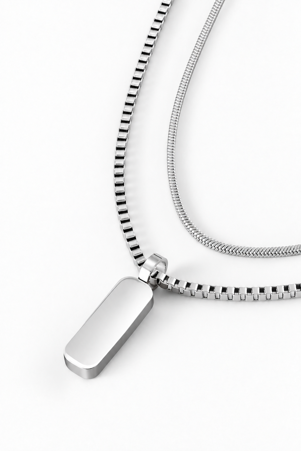 Minimal Pendant Necklace Combo