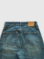 Vintage Wash Denim Jeans