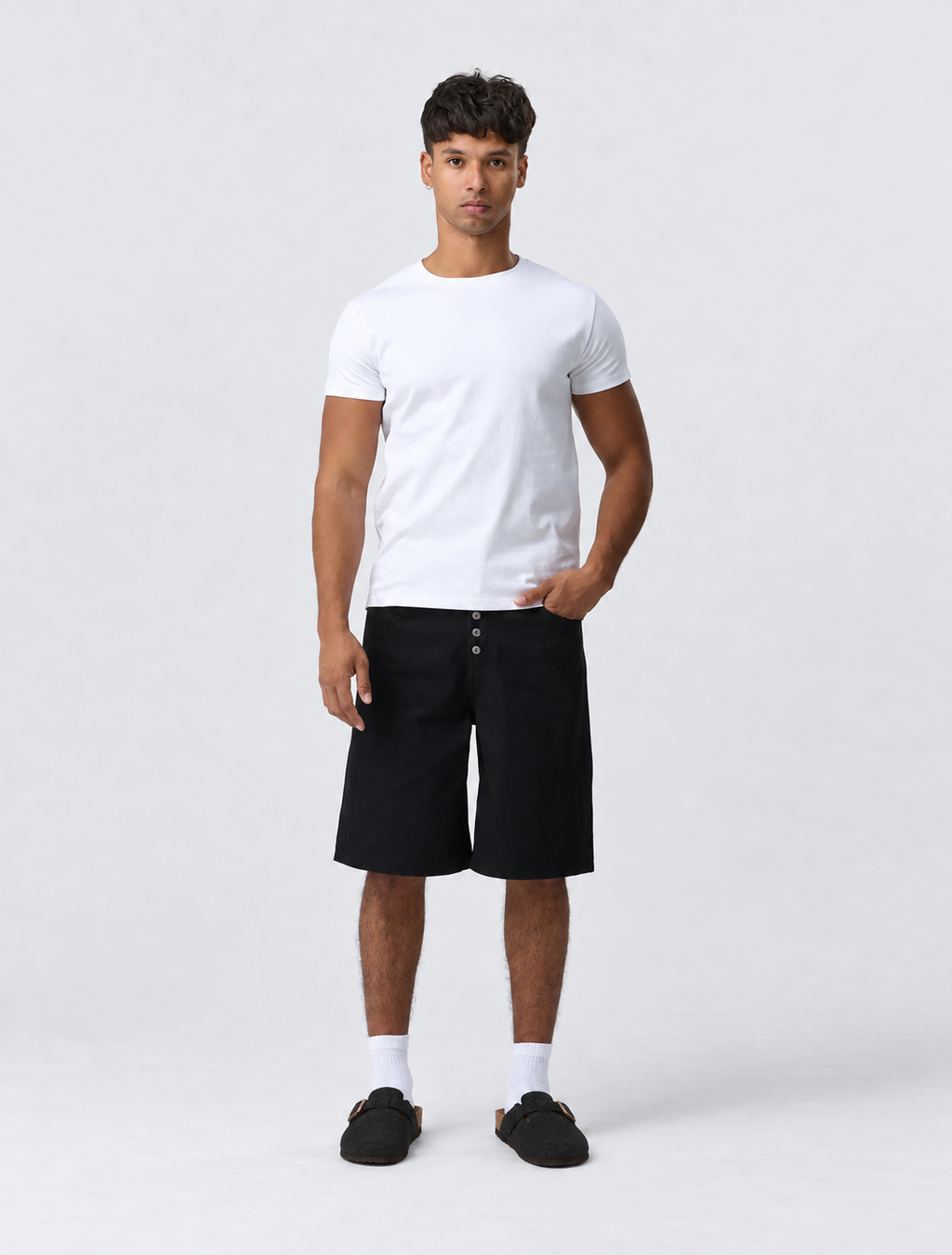 Black Selvedge Jorts