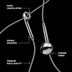 Chrome Wired Earbuds