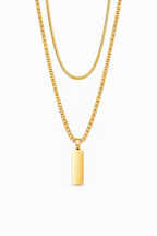 Minimal Pendant Necklace Combo