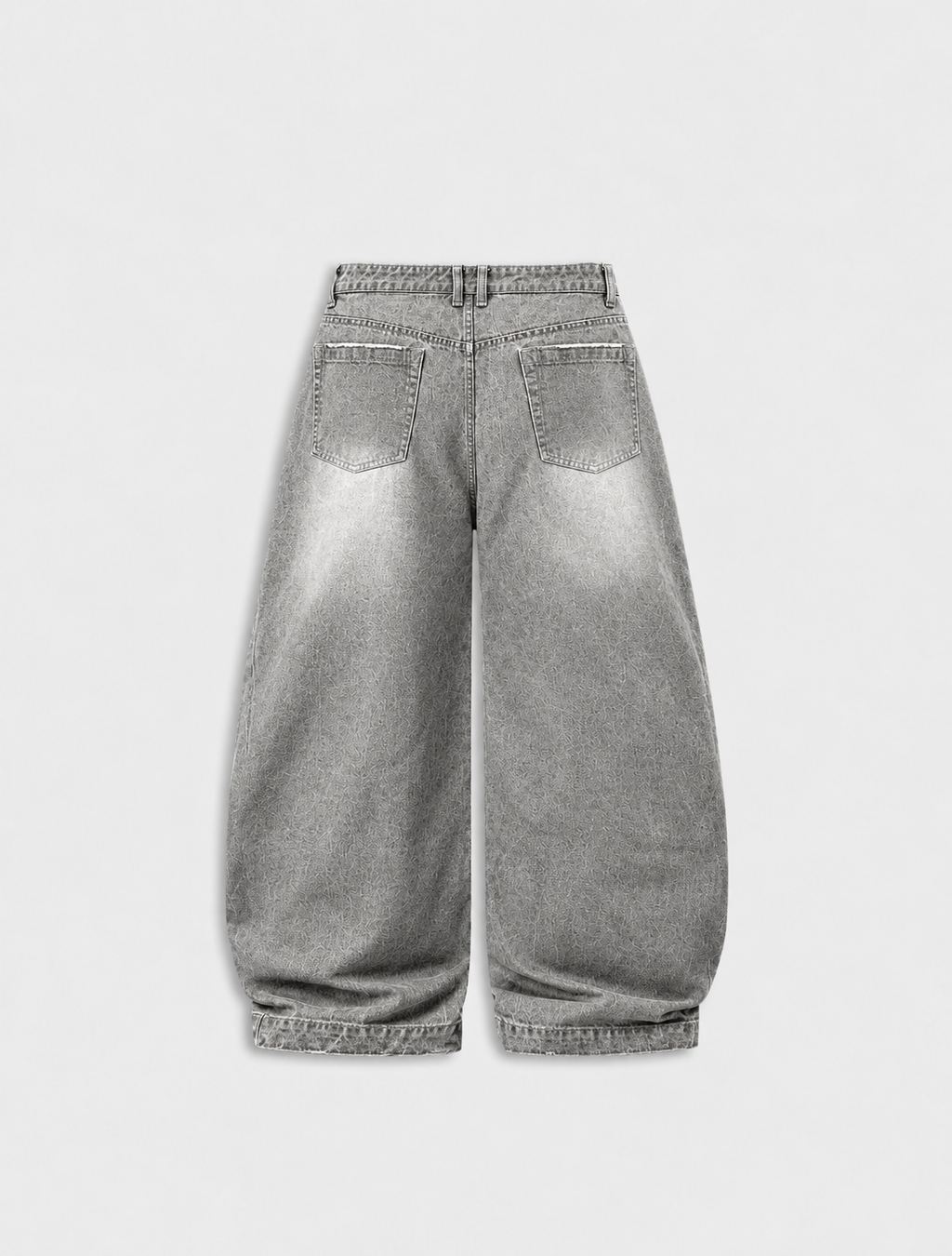 Washed Barrel Baggy Jeans